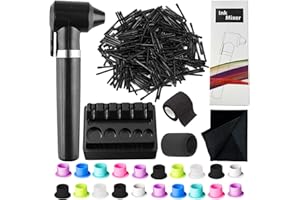 KVM Ink Mixer Kit Tattoo Ink Electric Mixer 125 Pieces Set Tattoo Mixing Kit Specially Designed for Tattoo Artists and Artisans