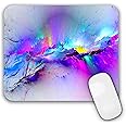 Non-Slip Rubber Base Mousepad for Laptop Computer PC Personality Desings Gaming Mouse Pad Mat 9.45 X 7.87 inch (Colorful ice, 9.45 X 7.87 inch)