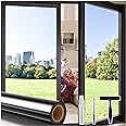 Coavas One Way Privacy Window Film, Reflective Window Tint for Home See Out Not in Sun Blocking Window Security Clings Mirror Self-Adhesive Daytime Privacy House Cover with 3 Tools,17.5x78.7in