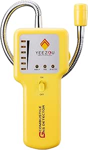 Techamor Y201 Portable Methane Propane Combustible Natural Gas Leak Sniffer Detector
