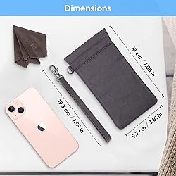 FINTIE Double Eyeglasses Pouch with Carrying