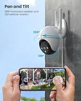 ieGeek 2.4G/5GHz PTZ Security Camera Outdoor 2K Dual-Band WiFi CCTV view 3
