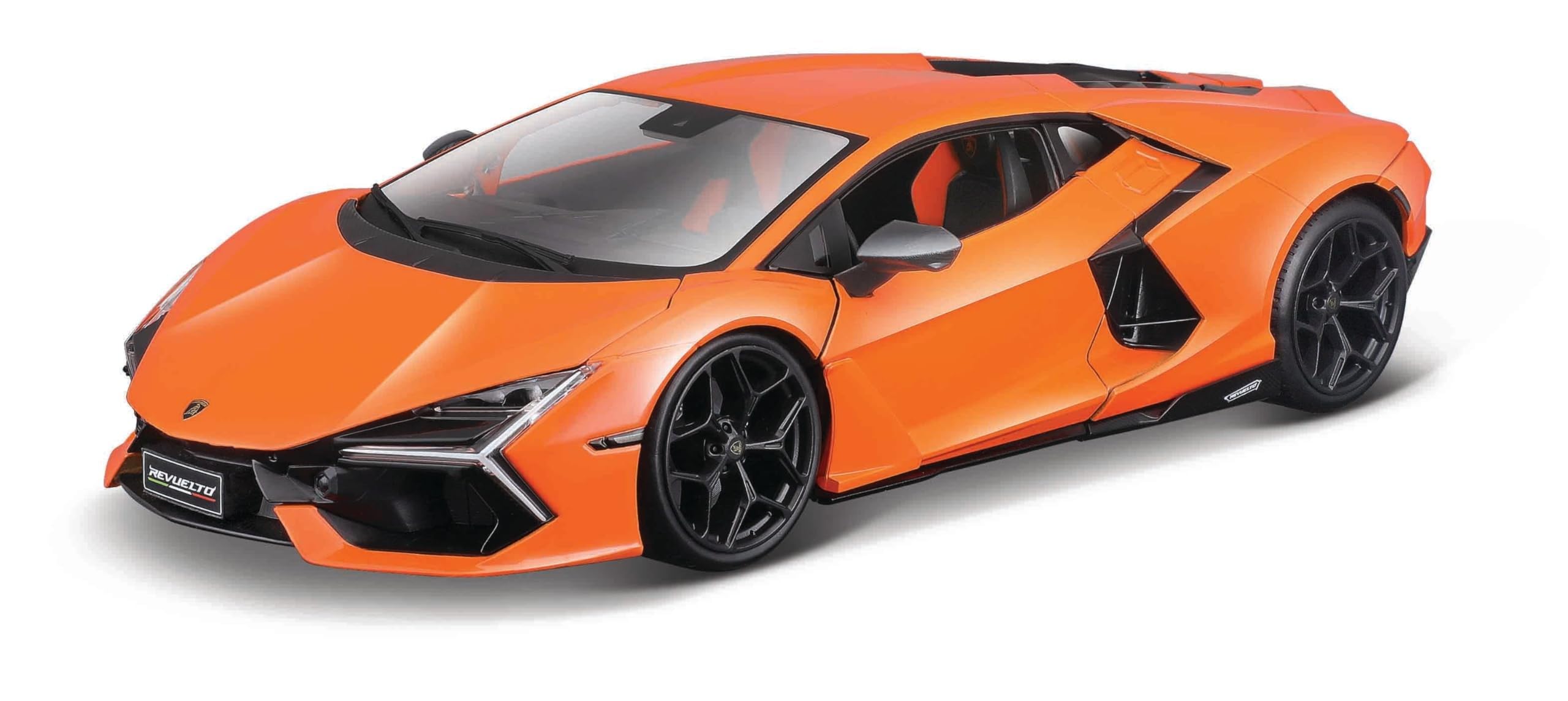 Bburago - Lamborghini Revuelto - Realistisches Automodell im Maßstab 1:24, Diecast Replica mit zu öffnenden Türen, Offizielle Lamborghini Lizenz, Empfohlenes Alter 3+ Jahre