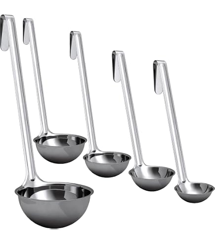 Vollrath Mestolo In Acciaio Inox Con Manico Arancione – 226,8 G, Misurino Da Cucina Professionale