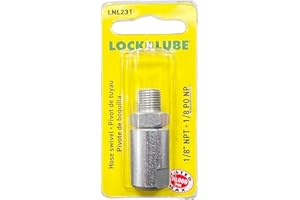 LockNLube Grease Gun Hose Swivel - Rated to 10,000 PSI