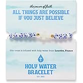 Holy Water Porcelain Cross Bracelet