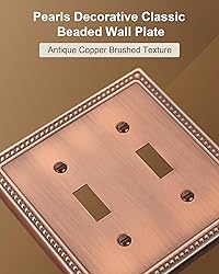 TREEWELL 2-Pack Double Toggle Light Switch Cover