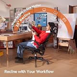 SIHOO B100 Ergonomic Office Chair with Adaptive Lumbar Support view 7