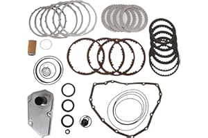 INGKAN JF015E RE0F11A Transmission Master Rebuild Kit w/Filter Clutch Fits for 11-22 Chevy Spark, 13-14 Mitsubishi Lancer, 82-22 Nissan Sentra/ NV200, 11-14 Suzuki Swift Replace OE JF015E RE0F11A