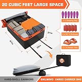 Sailnovo Car Roof Bag 20 Cubic Feet Foldable Roof Box Universal Fit view 2