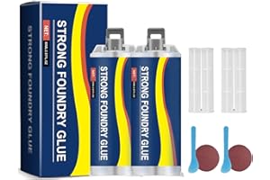 Strong Foundry Glue, Metal Repair Foundry Glue Set, Premium Liquid Welding Filler for Metal Defects and Repairs, Plastic and 