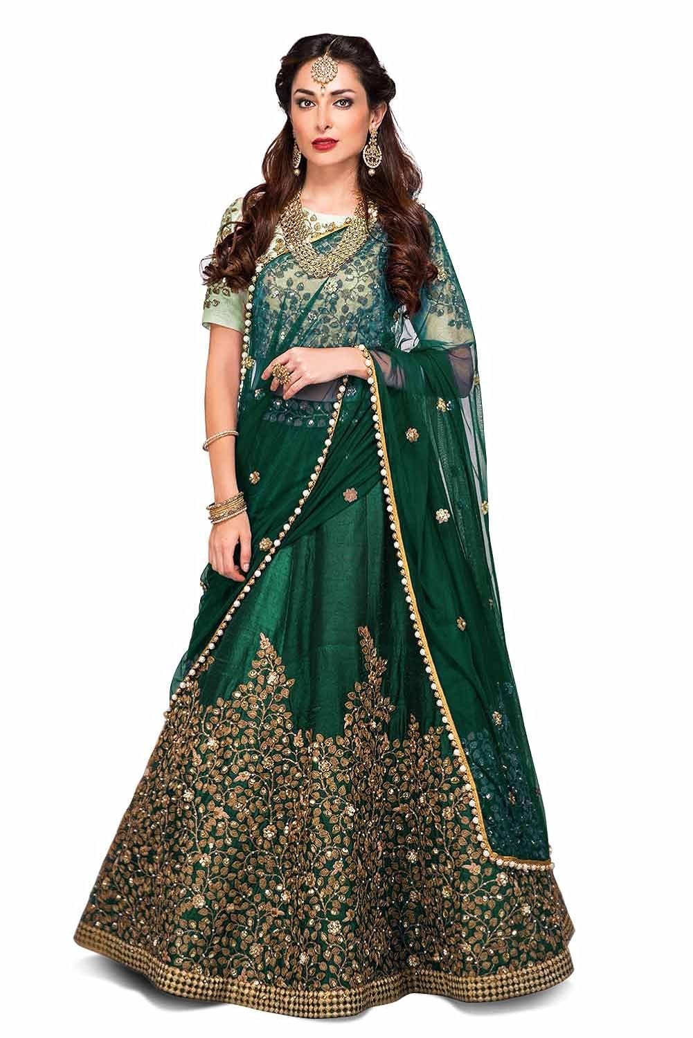 zeel clothing women's silk dress material