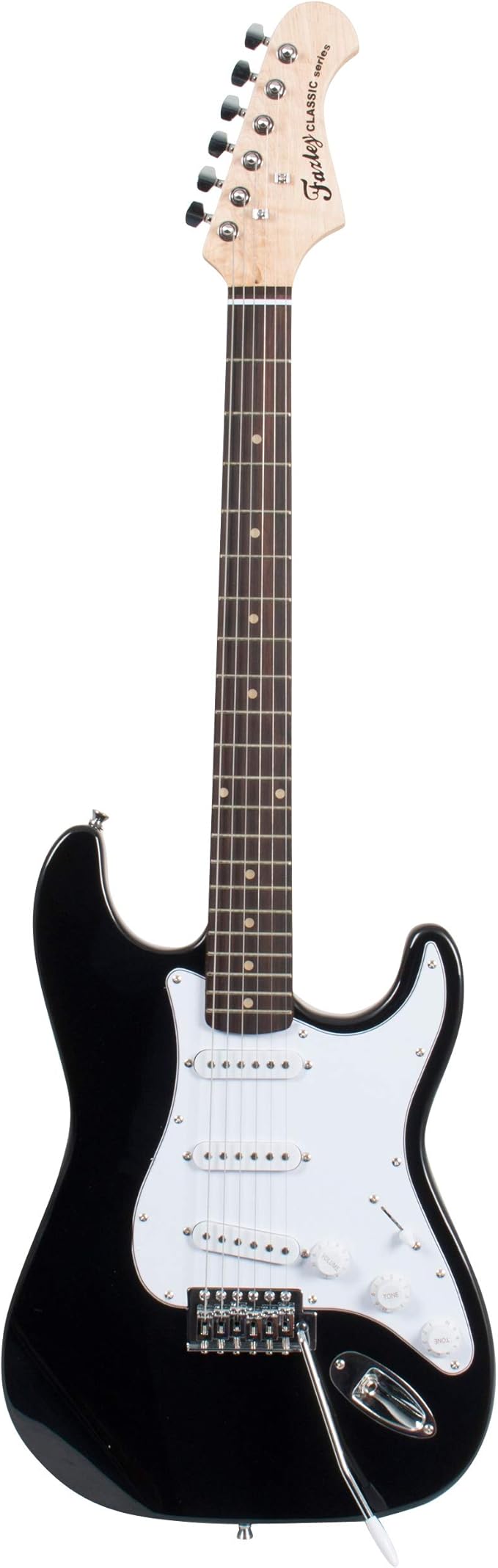 Fazley FST118BK electric guitar, black Amazon.co.uk Musical Instruments