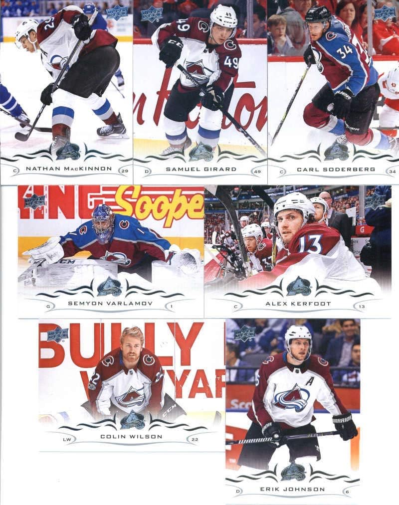 Tyson Jost And Nathan Mackinnon Plus 7 Others Colorado Avalanche 2018 2019 Upper Deck Parkhurst Series Factory Sealed Team Set Including Gabriel Landeskog Sets Sports Collectibles