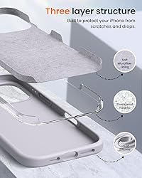 OuXul Designed for iPhone 16 Pro Case,Shockproof