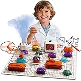 Science Kits for Kids - STEM Kits for Kids, Electronics Exploration Kit, Over 420 Projects, 50 Circuit Parts with Bubble Maker,Fan & Flying Helicopter, STEM Educational Toy Gifts for Boys& Girls