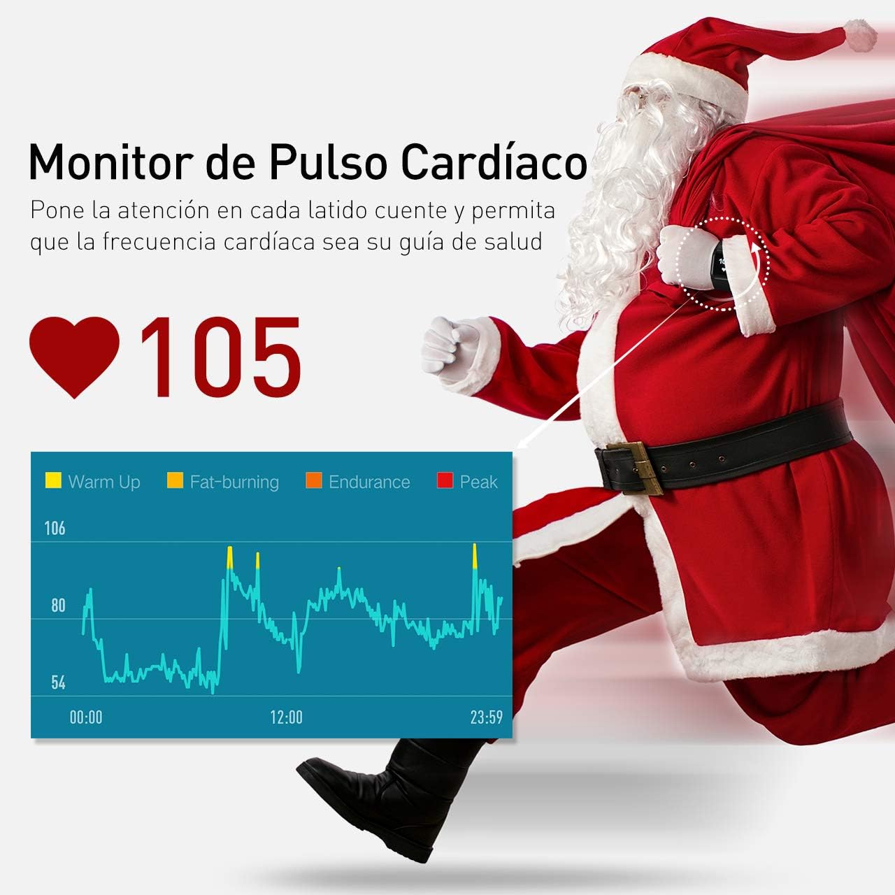 Seneo Fitness Tracker,Pulsera Inteligente Monitor de Actividad ...