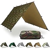 AquaQuest Safari Tarp &ndash; Lightweight Waterproof (5,000mm) Seam-Taped Ripstop Rain Fly for Backpacking, Thru-Hiking &amp; Hammock Camping