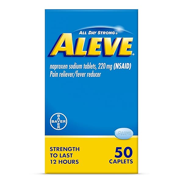 ALEVE PAIN RELIEF NAPROXEN SODIUM CAPLETS ‐ 50 COUNT