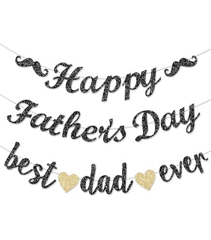 Rustic "We Love Dad" Burlap Garland Banner - Father's Day Decor For Classroom, Office, Home Party (Pre-Assembled) - View #7