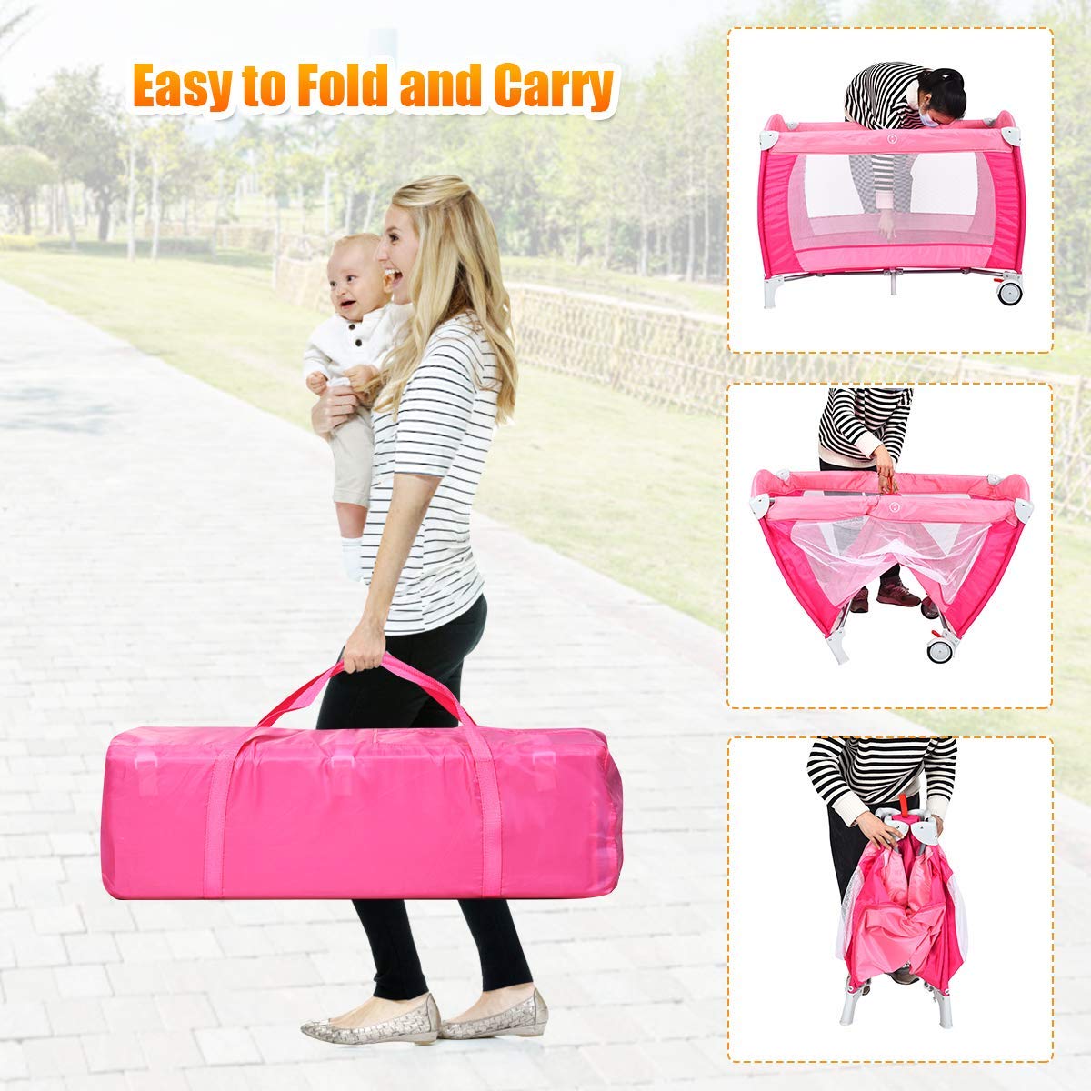 costzon baby playard 3 in 1