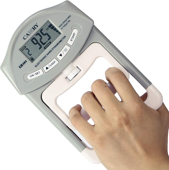 CAMRY Digital Hand Dynamometer Grip Strength Measurement Meter Auto