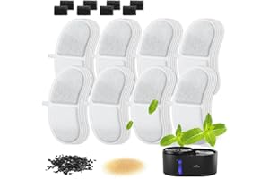 iPettie Water Fountain Filters Kits for Waterfall Dog Water Fountain