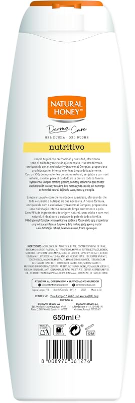 Nat.Honey Gel Nutritivo 650Ml