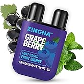 Z!NGHA Natural Aromatherapy Dual Nasal Inhaler Stick – Uplifting Essential Oil Blend for Refreshing Scents & Daily Clarity | Portable, Travel-Friendly Nasal Stick for Aromatic Enjoyment