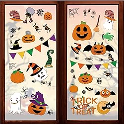 232 Pcs Halloween Decorations Window Clings