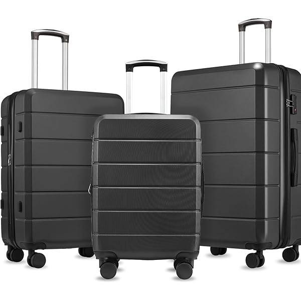 Amazon.com | Speskiste 3 Piece Luggage Set, PC+ABS Lightweight