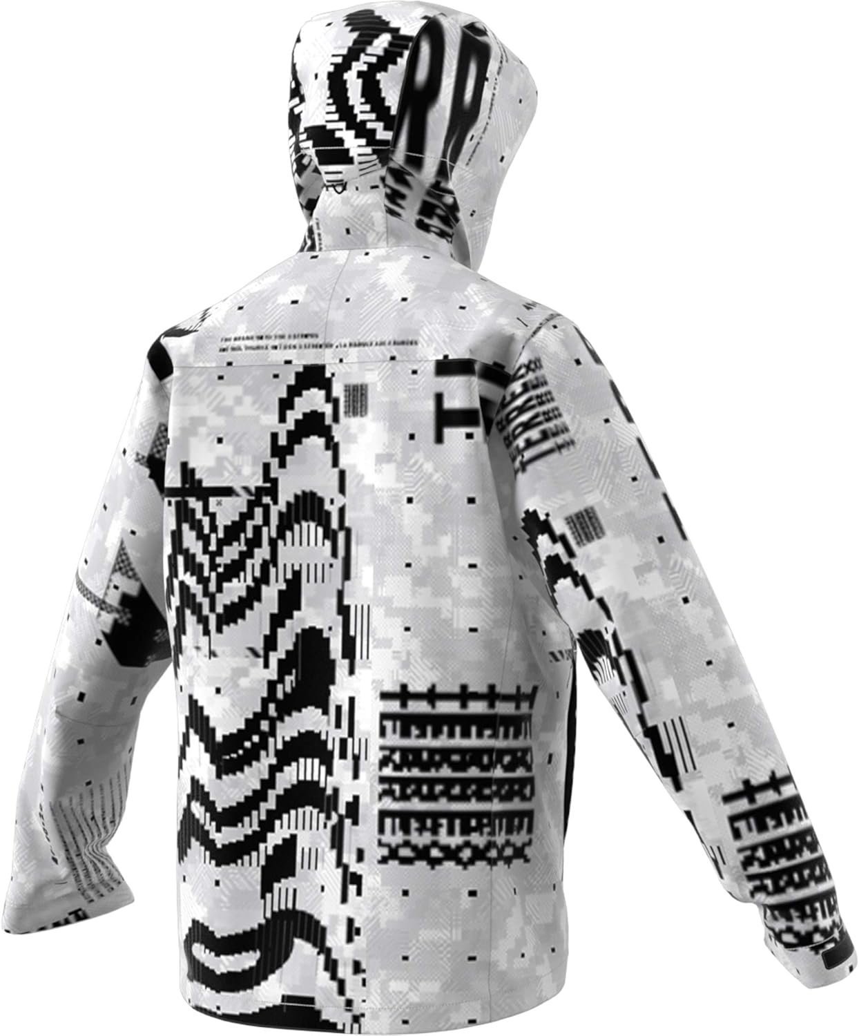 adidas camo rain jacket