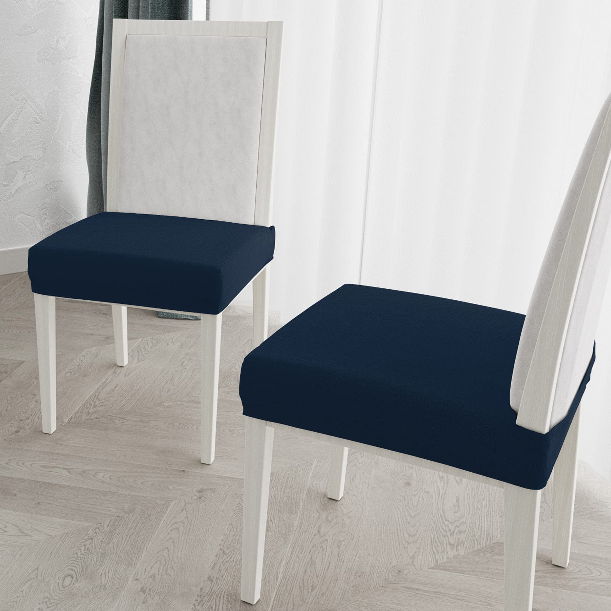 Italian Bed Linen MB HOME BASIC, Più Bello Chair Cover, Dark Blue