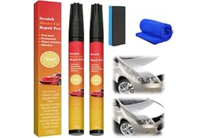 2PCS Magic Car Scratch Removal Pen, Car Scratch Remover,Weatherproof Touch up Cars Scratch Remover Repair Paint Pen for Suita