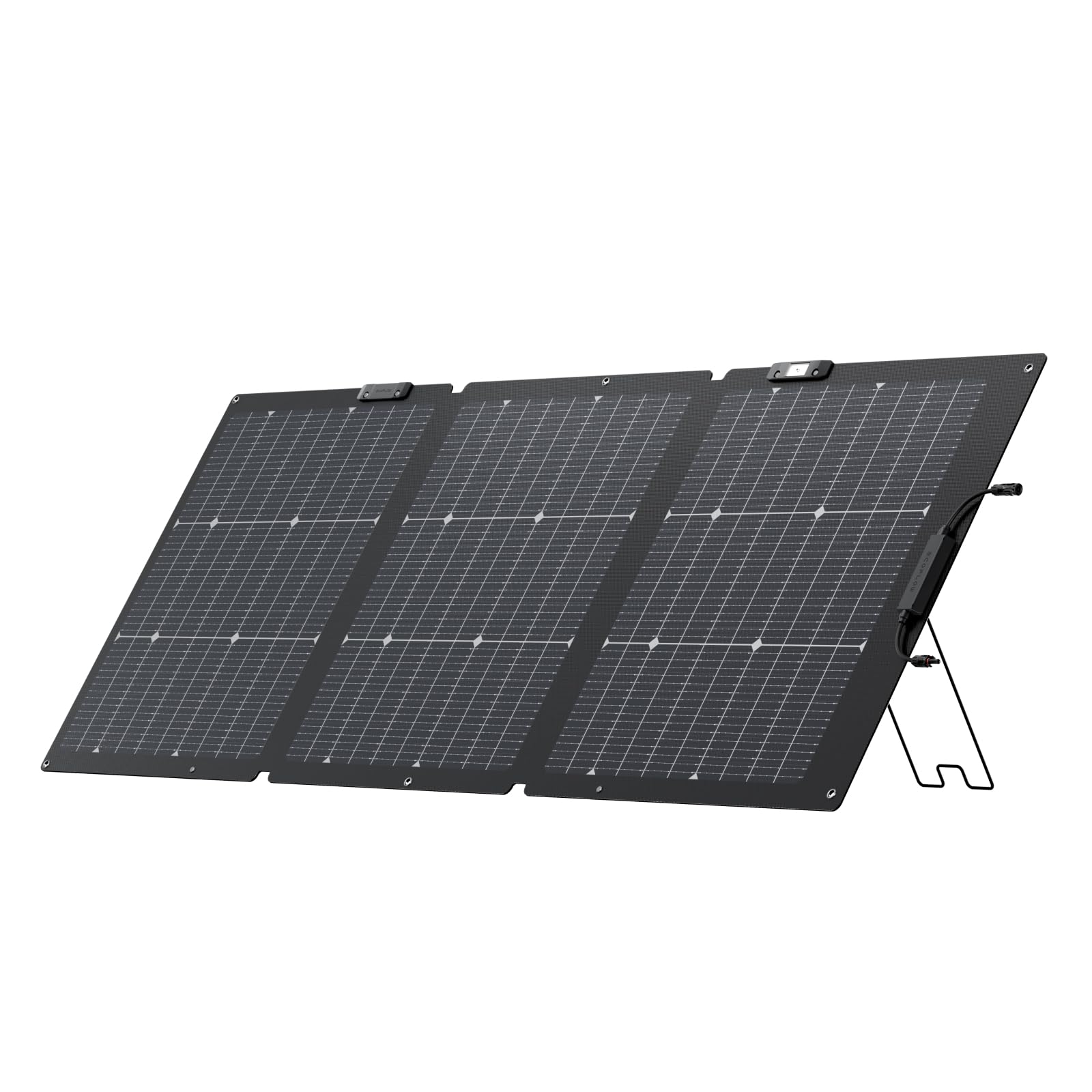 EF ECOFLOW 160 Watt Portable Solar Panel for Power Station, Foldable Solar Charger with Adjustable Kickstand, Waterproof IP68 for Outdoor Camping RV Off Grid System Image