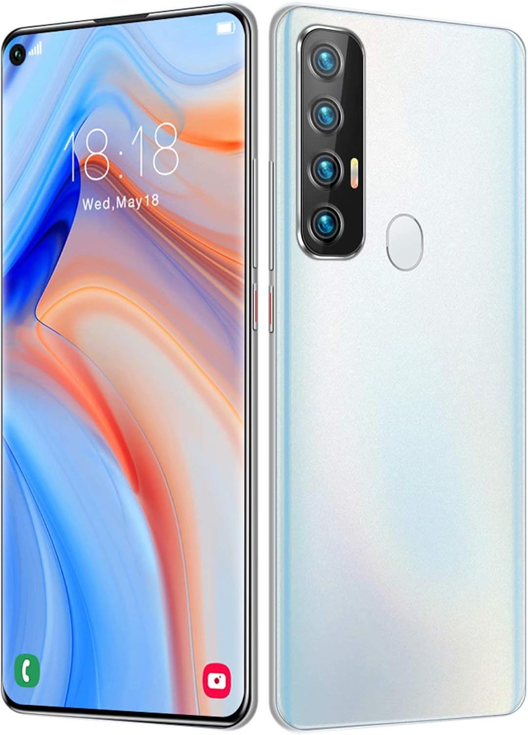 Amazon Com Rino5 Pro Mobile Phone Android 10 0 Sim Free Unlocked Smartphone 18mp 48mp Camera Face Recognition 7 2 Inch Hd Display With 5000mah Battery 8gb Ram 128gb Rom