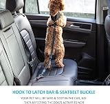 IOKHEIRA Dog Seat Belt Car Harness ISOFIX LATCH Safety Belt 50-80cm view 7