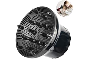 CORNMI Hair Diffuser Universal Hair Diffuser for Curly & Natural Hair, Professional Hair Diffuser Attachment, Compatible with