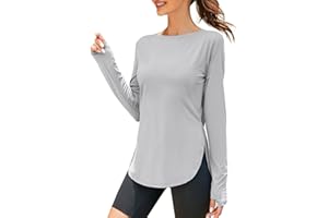 ZHENWEI Women's Long Sleeve Sun Shirt UV Protection Workout Tops Lightweight UPF 50+ Golf Gym Hiking Shirts Outdoor Clothing