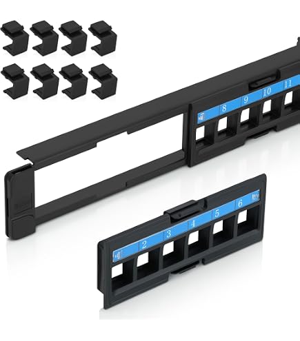 PANDUIT DP24688TGY 24Pパッチパネル打込タイプ1U 2個 Amazon.com: Panduit DP24688TGY Category-6 24-Port Flat Punchdown
