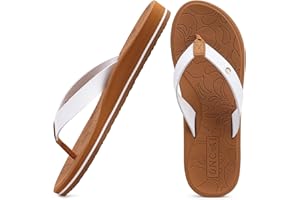 ONCAI Women's Flip Flops Arch Support Yoga Mat Summer Beach Woman Thong Sandals with Orthotic Rubber Soles(US Size 5-11)