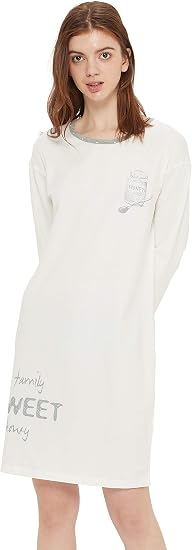 scoop neck sleep shirt