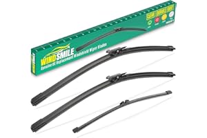 WINDSMILE 26" 22" 11" Windshield Wiper Blades Replacement for Ford Explorer 2011 2012 2013 2014 2015 2016 2017 2018 2019 2020 2021 2022 2023 2024 OEM Premium All Weather Front Rear Wipers Set (Pack of 3)