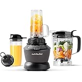 Nutribullet Full-Size Blender Combo, Single-Serve & Large Capacity, 1200W, 64oz Pitcher, 32oz Cup, Extractor Blade, 3-Speed, 