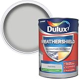 Dulux Weathershield Smooth Masonry Paint Pale Slate 5L Exterior view 1