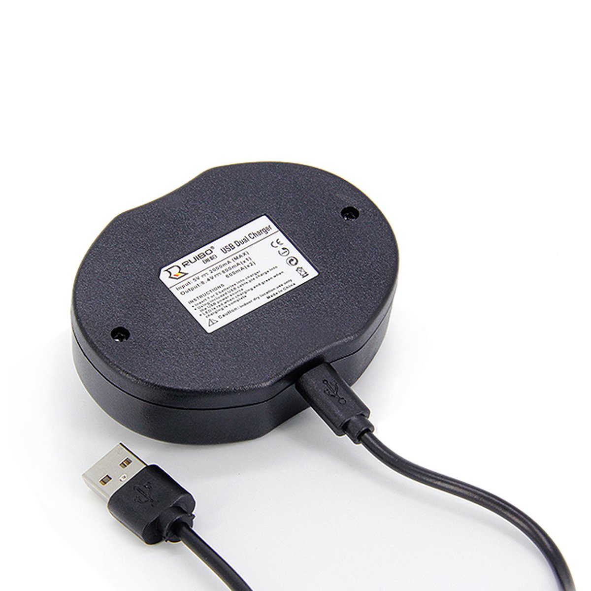 DSTE Lot 2 Batteries Li-50B + Chargeur USB - Compatible Olympus Stylus 1010 1020 1030 9000 9010 SP-800UZ Et Plus