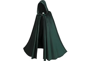 Giftdigger Renaissance Cloak for Men Women,Adult Renaissance Hooded Cape,Medieval Cloak,Women Men Victorian Velvet Cape