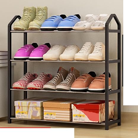 Mcuwehgfet Iron Shoe Rack Multi Storey Iron Shoe Rack Home Storage