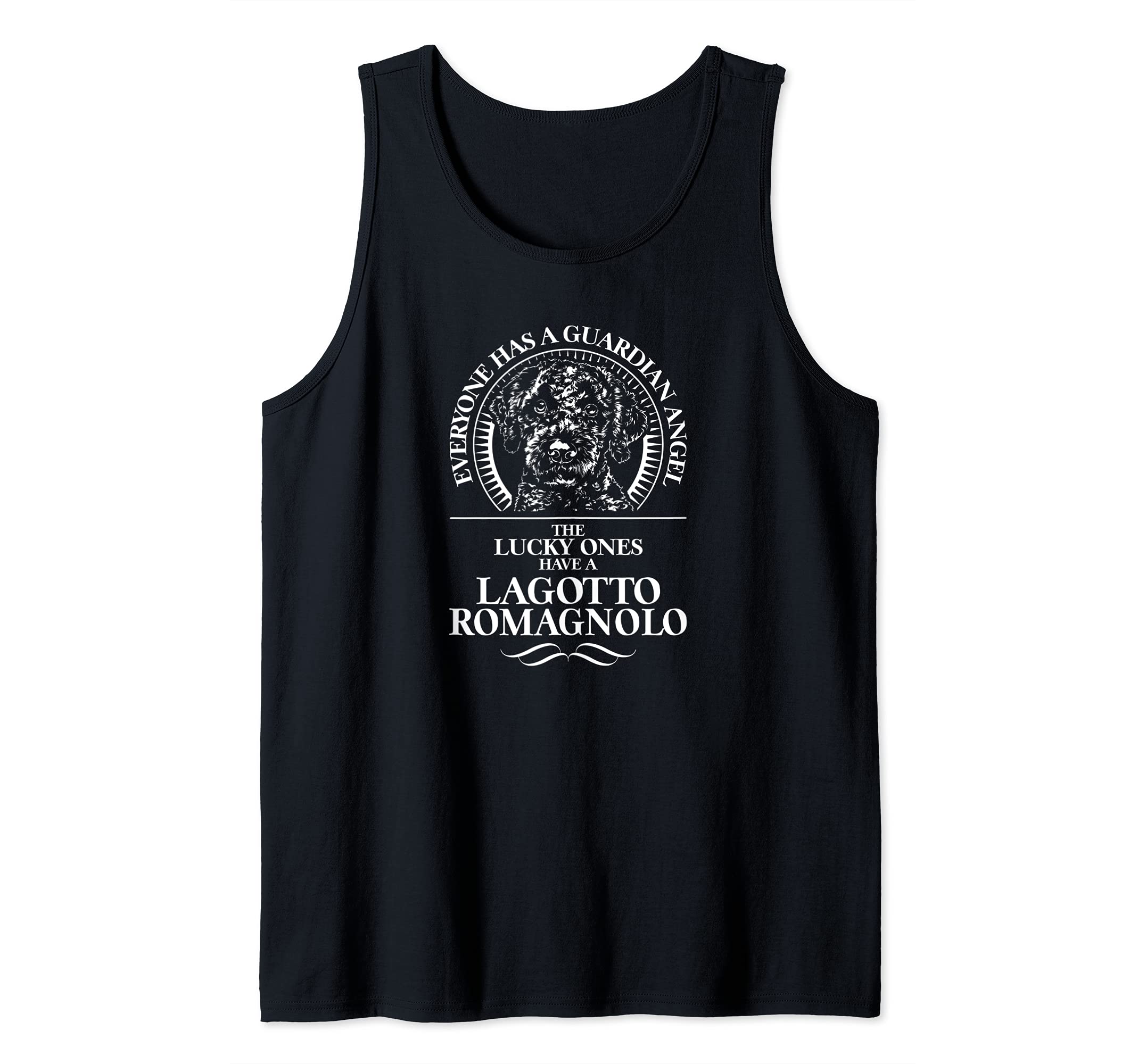 Proud Lagotto Romagnolo Guardian Angel dog saying Tank Top
