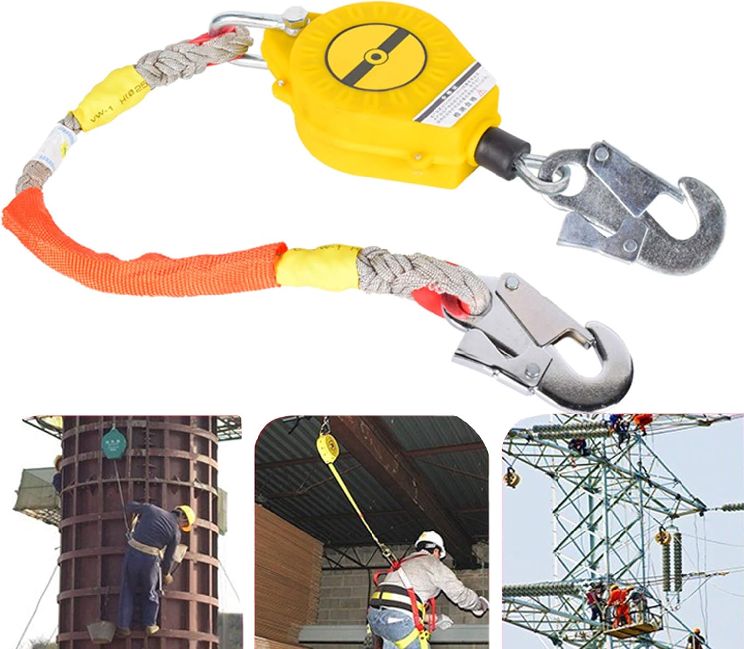 BOVDC Höhensicherungsgerät 20m - Absturzsicherung Für Dachdecker